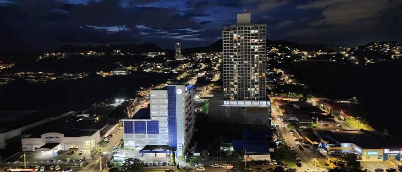 Children's outdoor playground with colorful slides PH City Garden Condado del Rey Panama