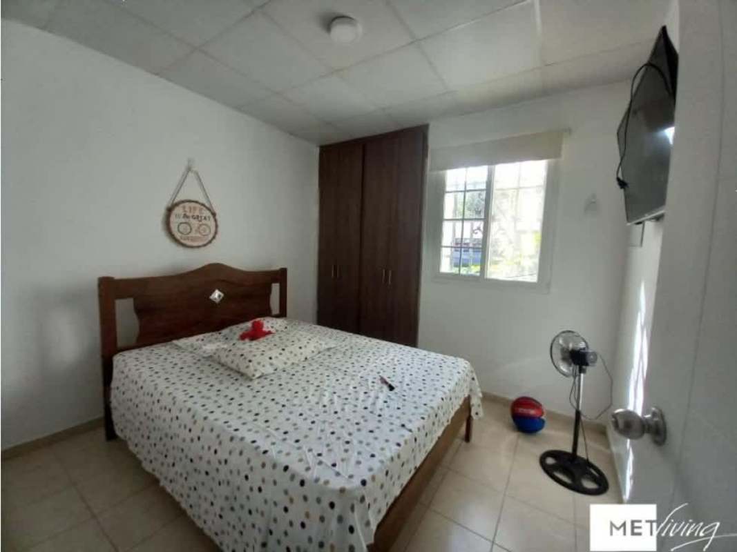 Simple laundry space with tiled floors and ventilation Pacora house sale Panama