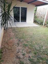 Covered terrace with garden view in Villas del Carrizal Arraijan Panama Oeste