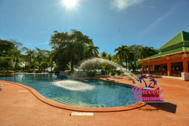 Second story corner townhouse lake golf view in Decameron Costa Blanca Panama