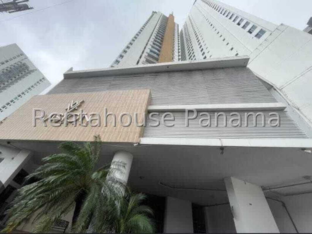 Kitchen with granite counters and wood cabinets in PH Vision Tower Coco del Mar Panama