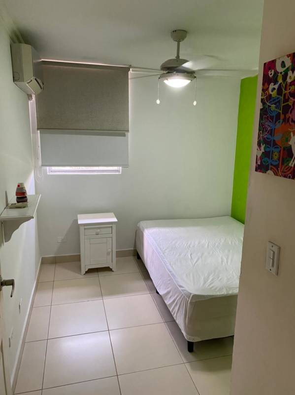 Third bright bedroom furnished with AC PH Victory Condado del Rey Panama for sale