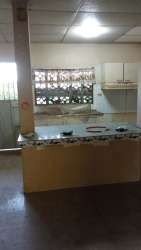 Covered porch area overlooking garden space at Playa Leona La Chorrera