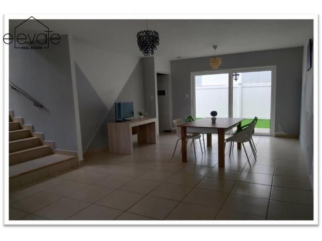 Dining living room with sliding doors and staircase open plan PH Augusta