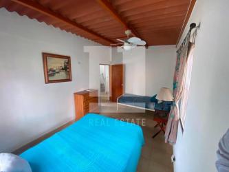 Bright living room with large windows and ocean views Playa El Palmar San Carlos Panama