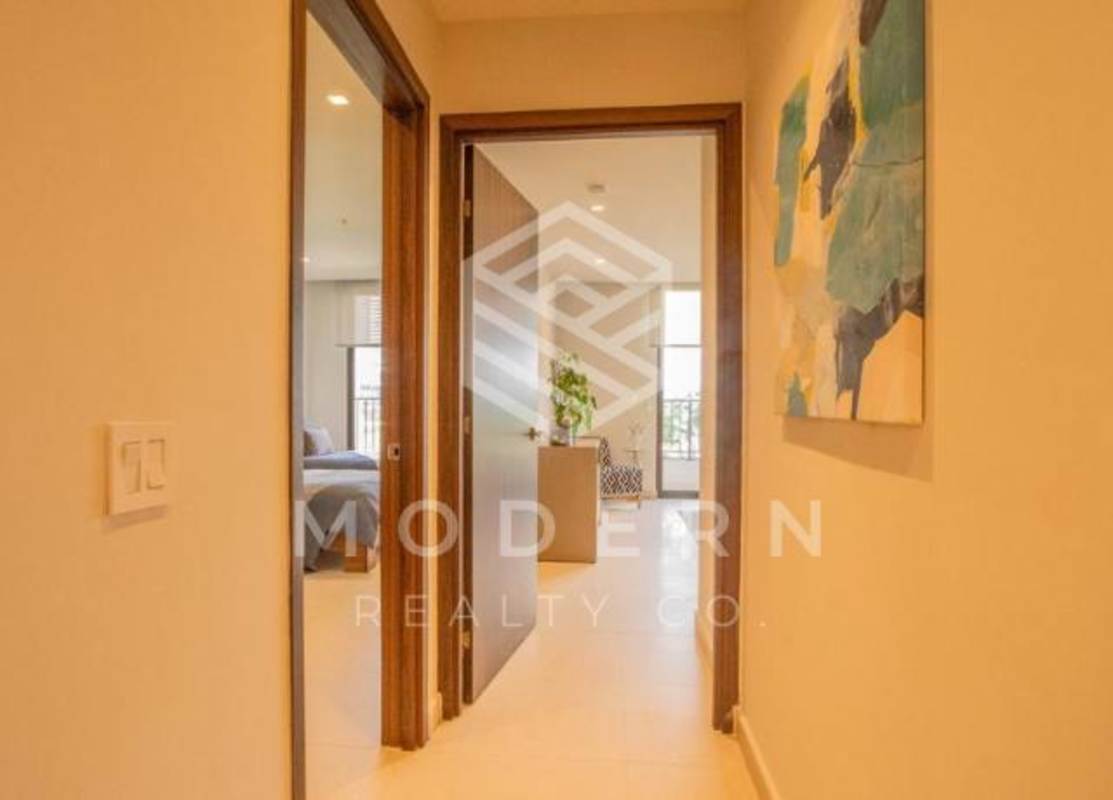 Contemporary kitchen with granite counters, stainless appliances in Ocean Reef Residence Panama City