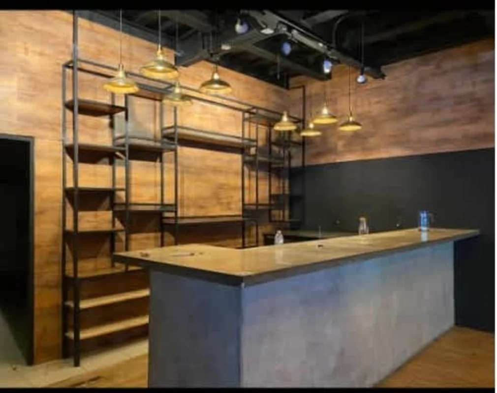 Commercial plaza with billboard, parking lot at Ocean Drive Costa del Este Panama