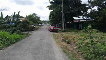 Narrow residential street with parking near Vacamonte land lot for sale