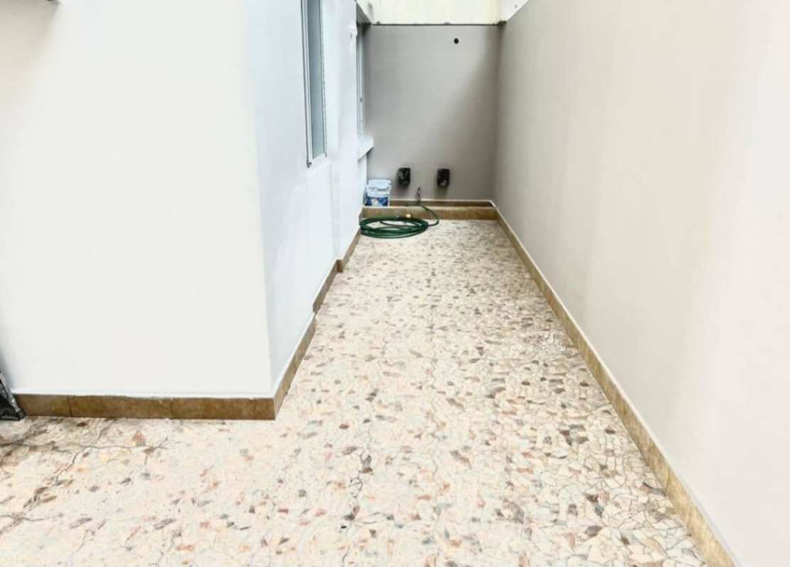 Laundry area with water connections in PH Edison Park apartment Panama City