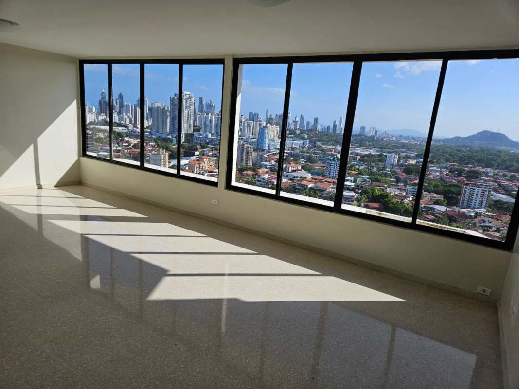 Bedroom with built-in closet, split AC, natural light at PH Pacific Hills Dos Mares rental