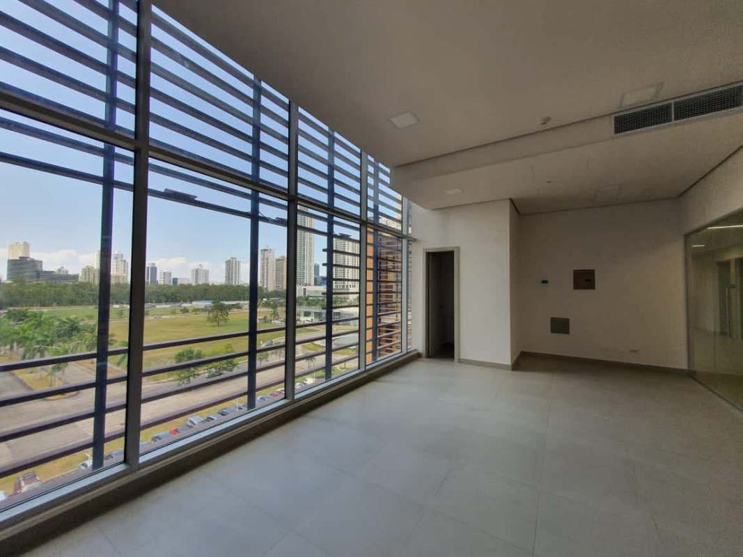 Office space with panoramic windows and natural light in Town Center Costa del Este, Panama City