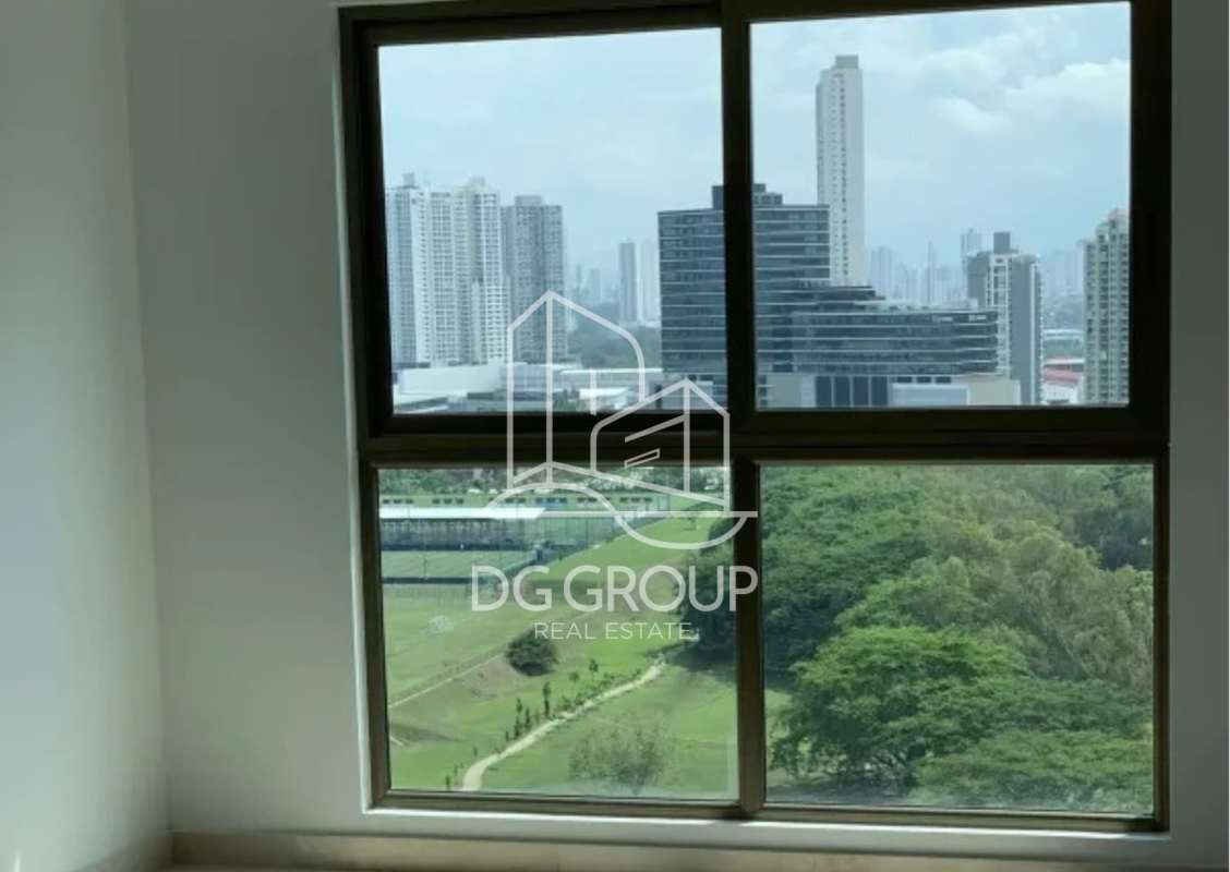 Fully outfitted kitchen with quartz counters, appliances in PH Park Lane Costa del Este Panama City