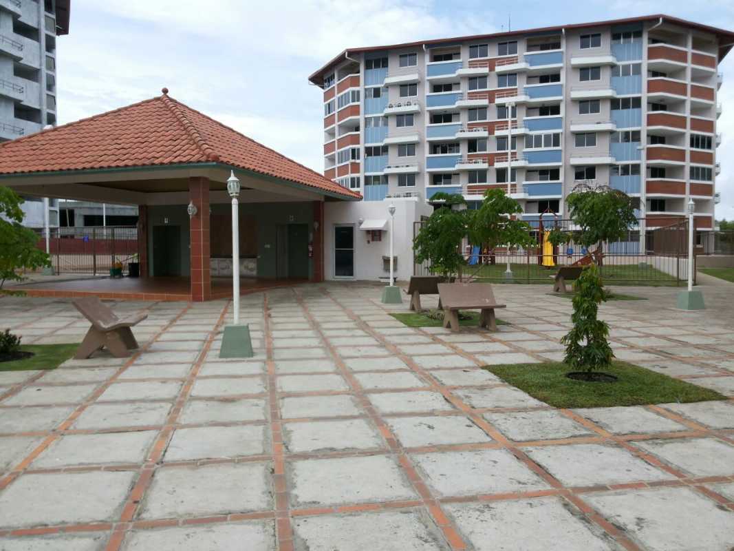 Open plan living dining room with large window PH Residencial Llano Bonito Panama
