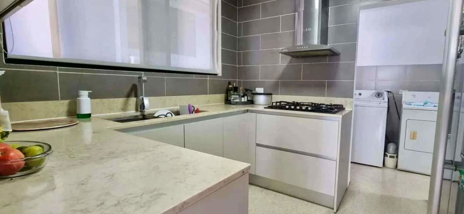 Renovated kitchen with built-in appliances Punta Paitilla Panama