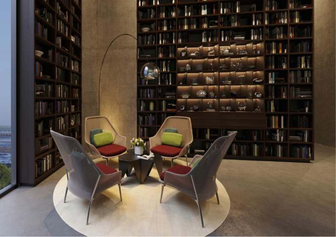 Contemporary conference room with ocean view in PH Urbana Panama City