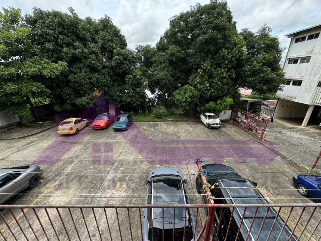 Private resident parking lot at PH Loma de Miramar in Hato Pintado Panama City