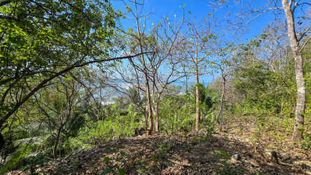 Aerial with surf waves and coastline next to beachfront land for sale Cambutal Panama