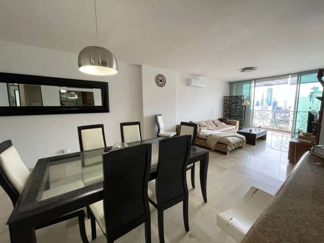 Spacious bedroom with split AC, closet overlooking city ocean Punta Pacifica PH Ocean View Panama