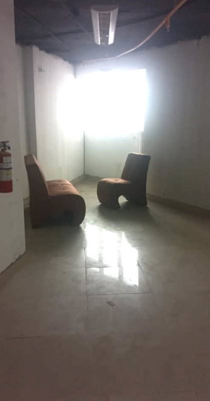 Unfinished interior space with window and ceiling fixtures PH BICSA Tower Panama City