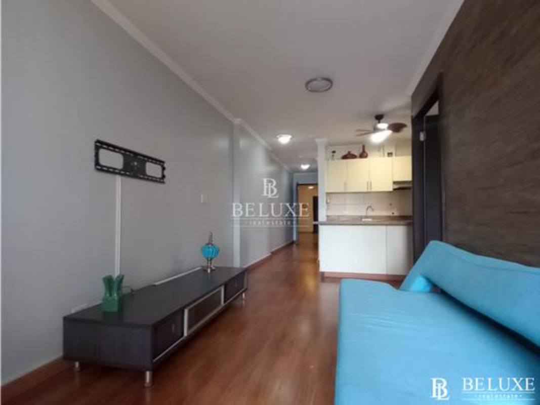 Contemporary kitchen with granite counters in PH Mediterráneo Loft El Cangrejo Panama City