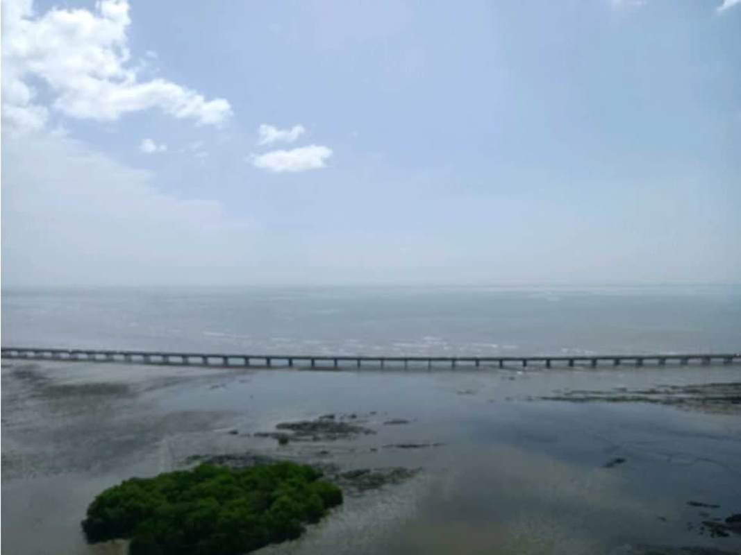 Bathroom featuring glass shower enclosure and elegant design in PH Nautica Panama