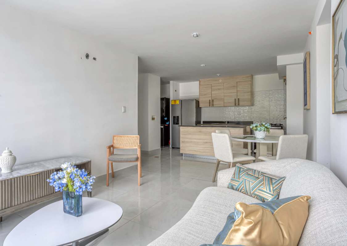 Modern kitchen with granite counters in PH City Gardens Tumba Muerto Panama City