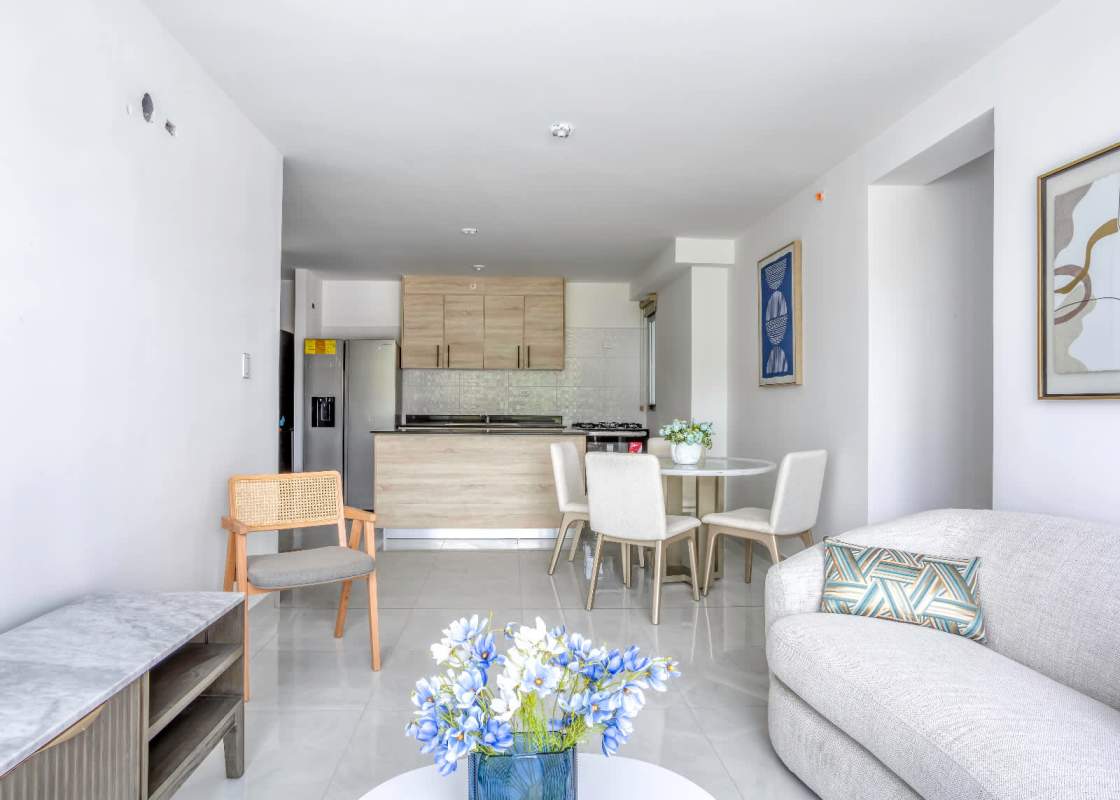 Modern tiled bathroom with glass shower enclosure PH City Gardens Panama