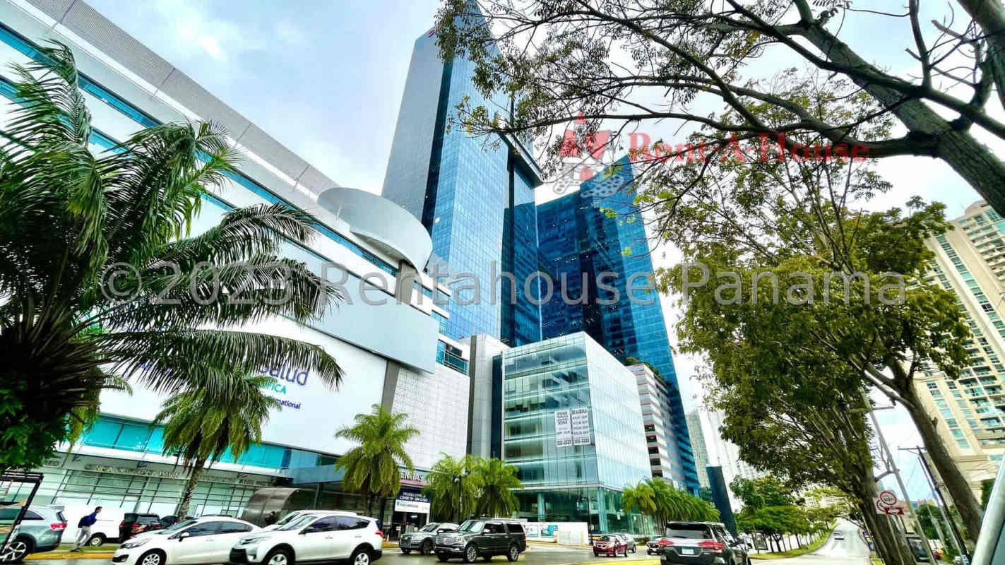 Private executive office with glass walls in PH Oceania Business Plaza Punta Pacifica Panama