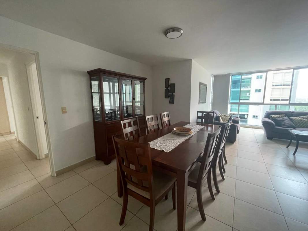 Modern kitchen with granite countertops and open layout in apartment for sale Costa del Este Panama PH Costa View