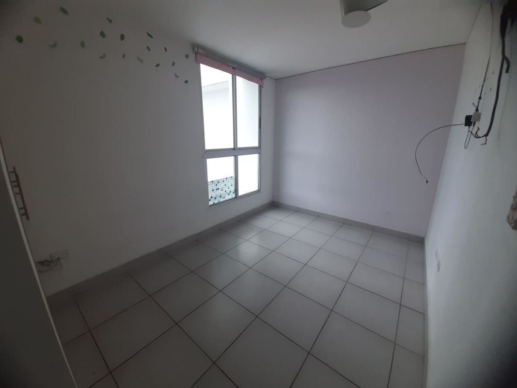 Interior of bedroom with closet and window tiled floor PH Premium Panama