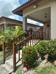 Bright living-dining room with air conditioning in PH Villa de Ensueños Las Lajas Chame Panama