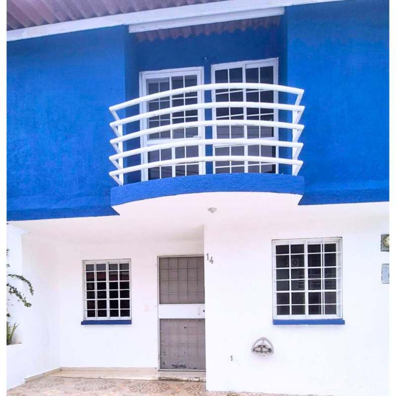 Exterior facade metal security gate and balcony PH Villas del Naranjal Pedregal Panama