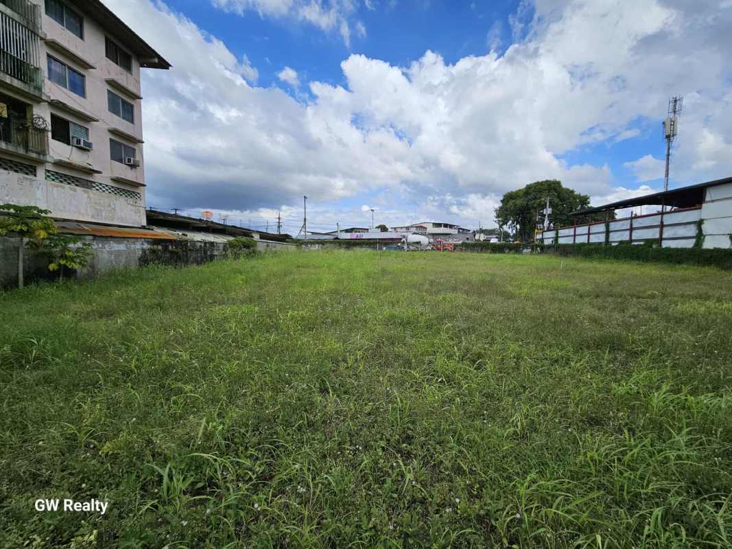 Aerial view of titled vacant land near Tocumen Airport dual street access ideal investment Panama City