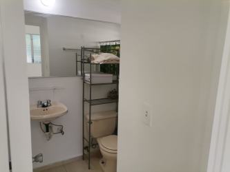 Affordable house bathroom with shower, ceramic tiles in Vista Alegre Panama