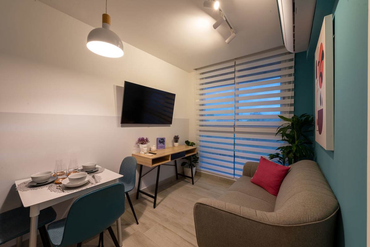 Open living dining layout with natural light, modern finishes Greenwood Panama