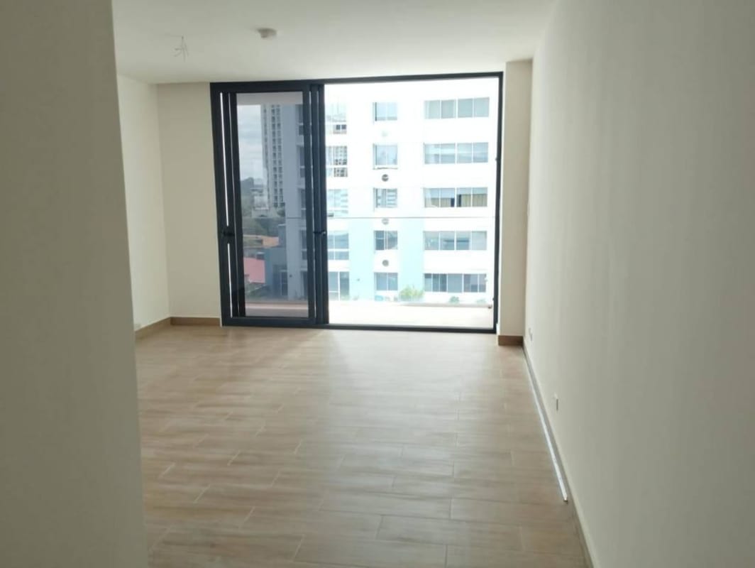 Living room with large windows in PH Le Mans El Cangrejo Panama