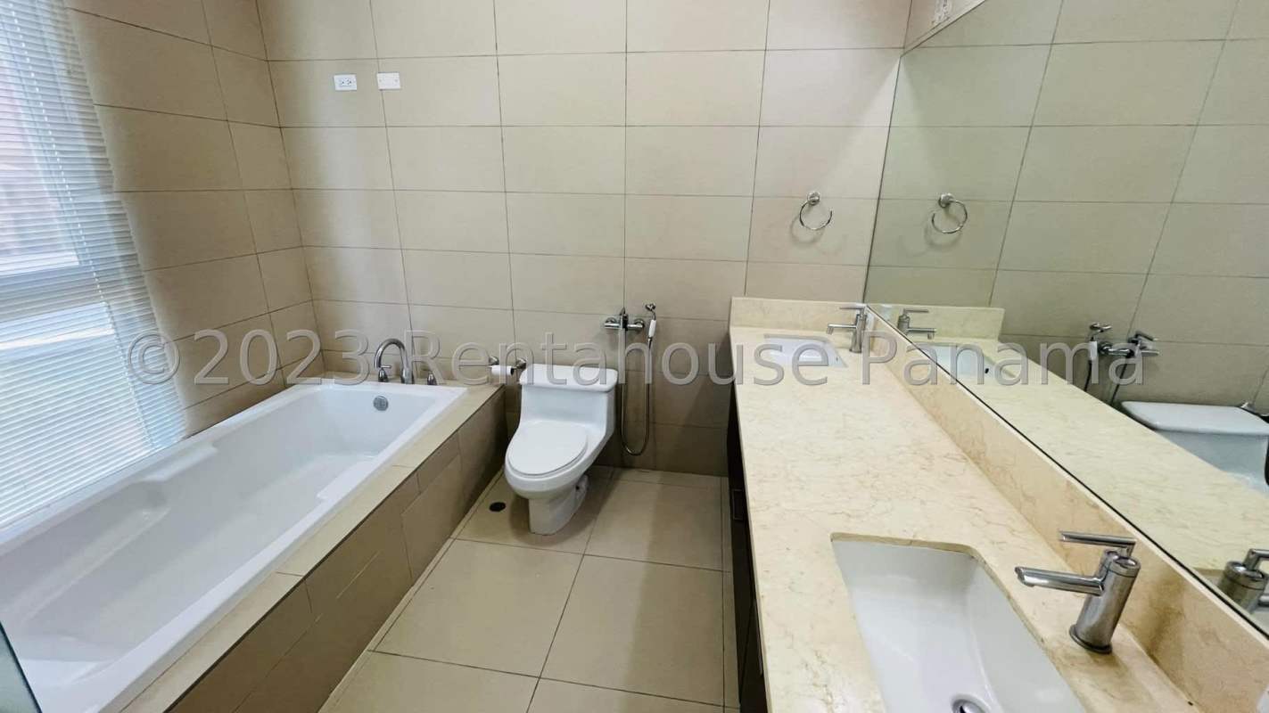 Modern kitchen with granite countertops and stainless appliances PH Dupont Tower Panama City