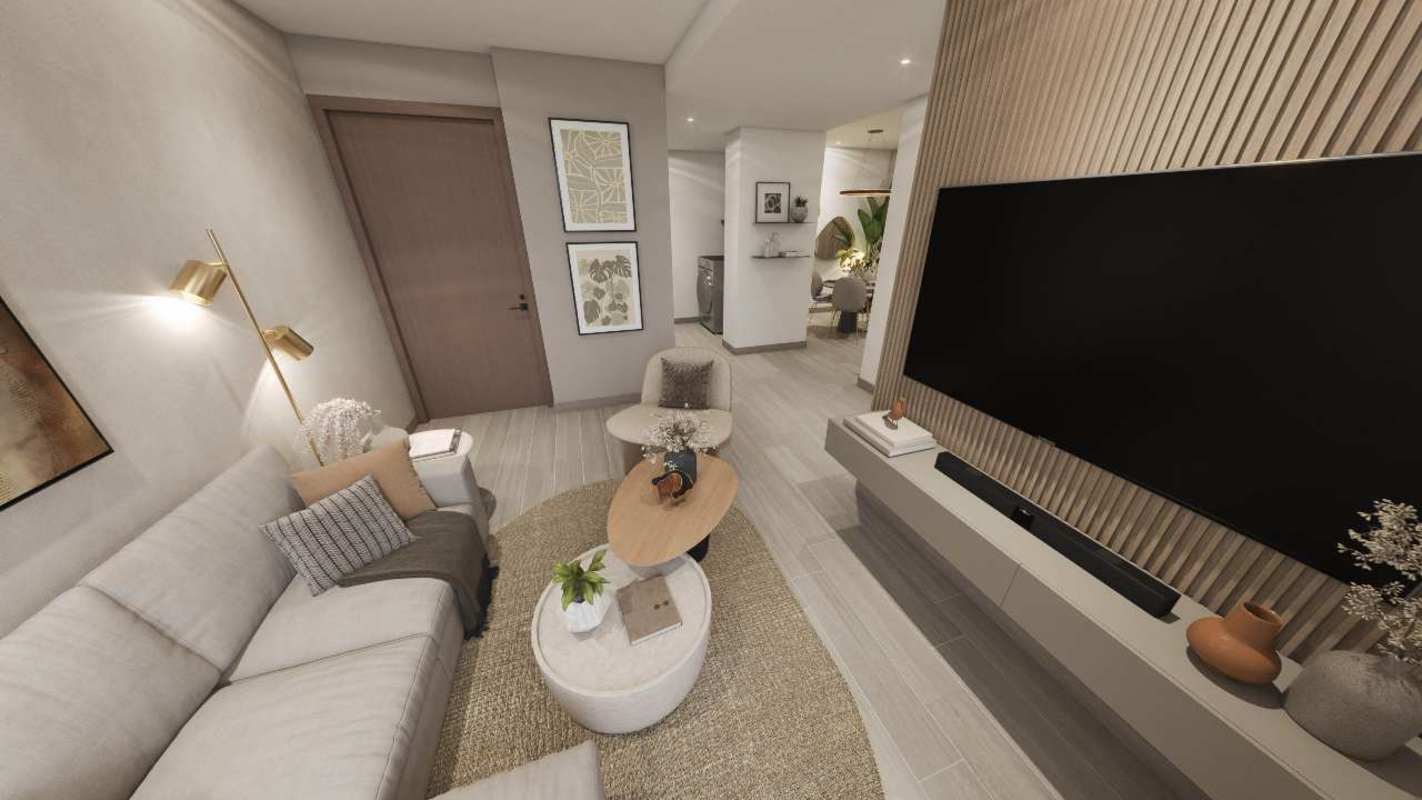 Infinity rooftop pool with skyline-ocean views at Alexa Bella Vista smart building Panama City