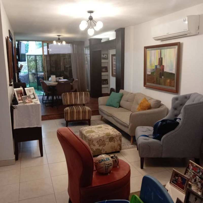 Spacious open plan living dining area with natural light Condado Gardens Panama