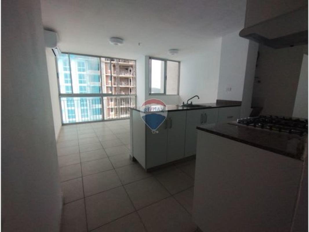 Open plan living dining area ceramic tile floor PH Alsalcia Panama City