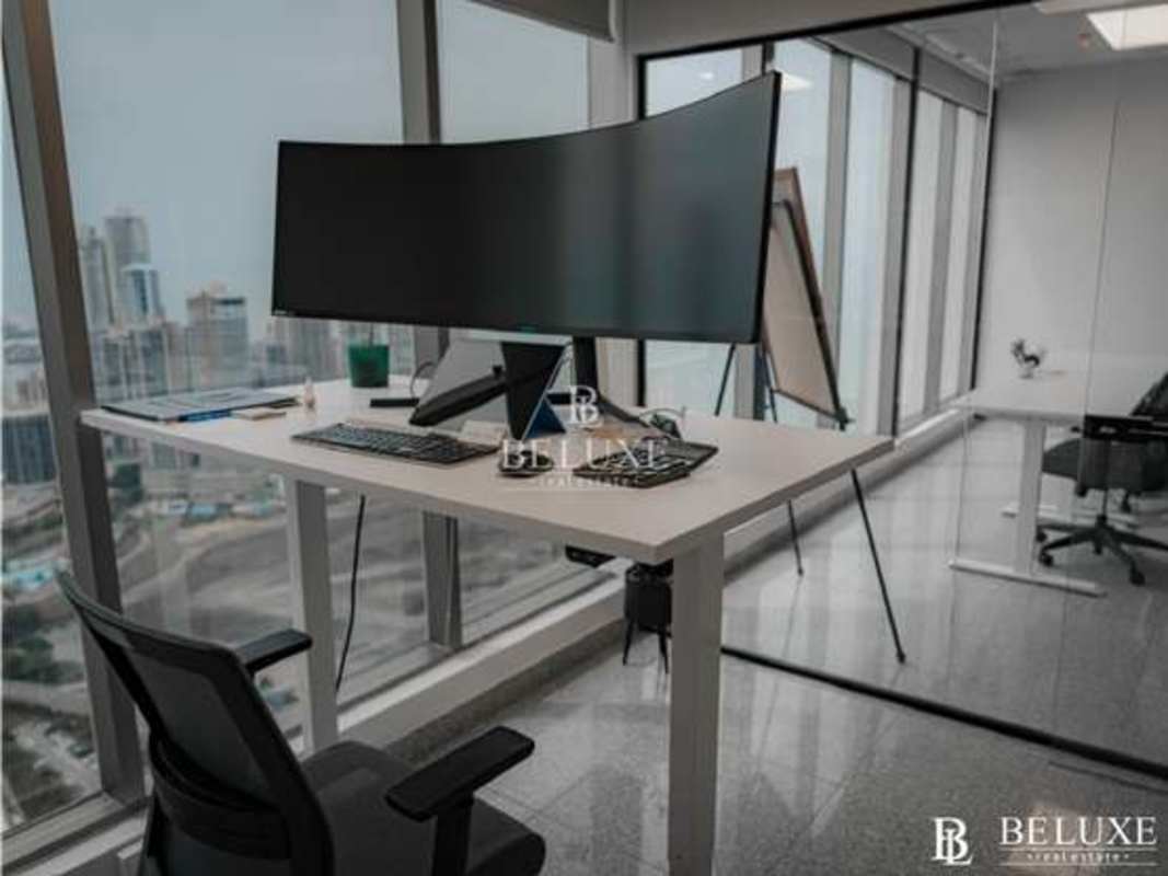 Modern commercial office with ocean and skyline views PH BICSA Tower Panama