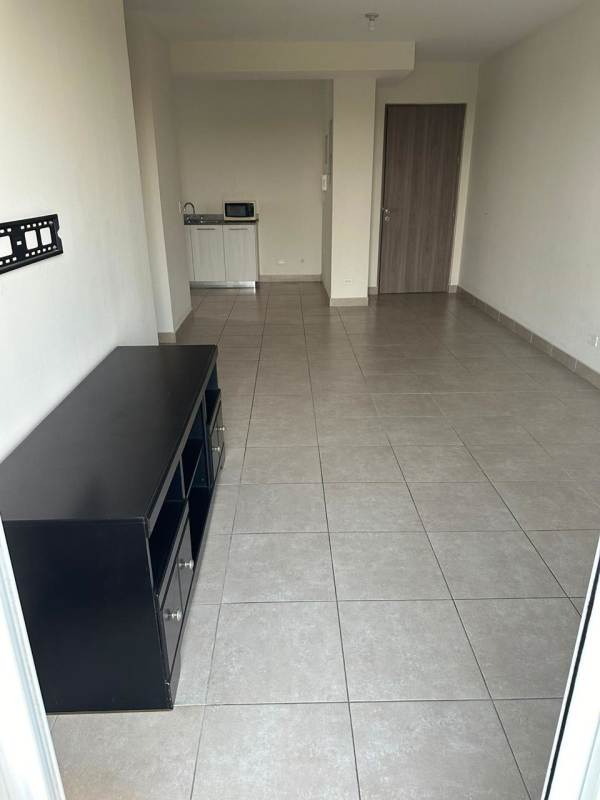 Bright apartment living room with balcony access in Torres de Cantabria Las Acacias Panama