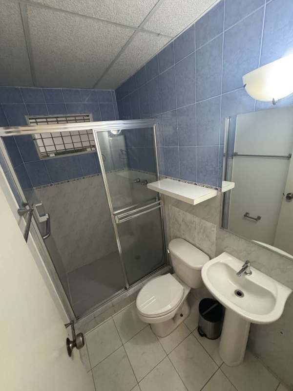 Front terrace with tiles and garden area house for sale San Antonio Panama