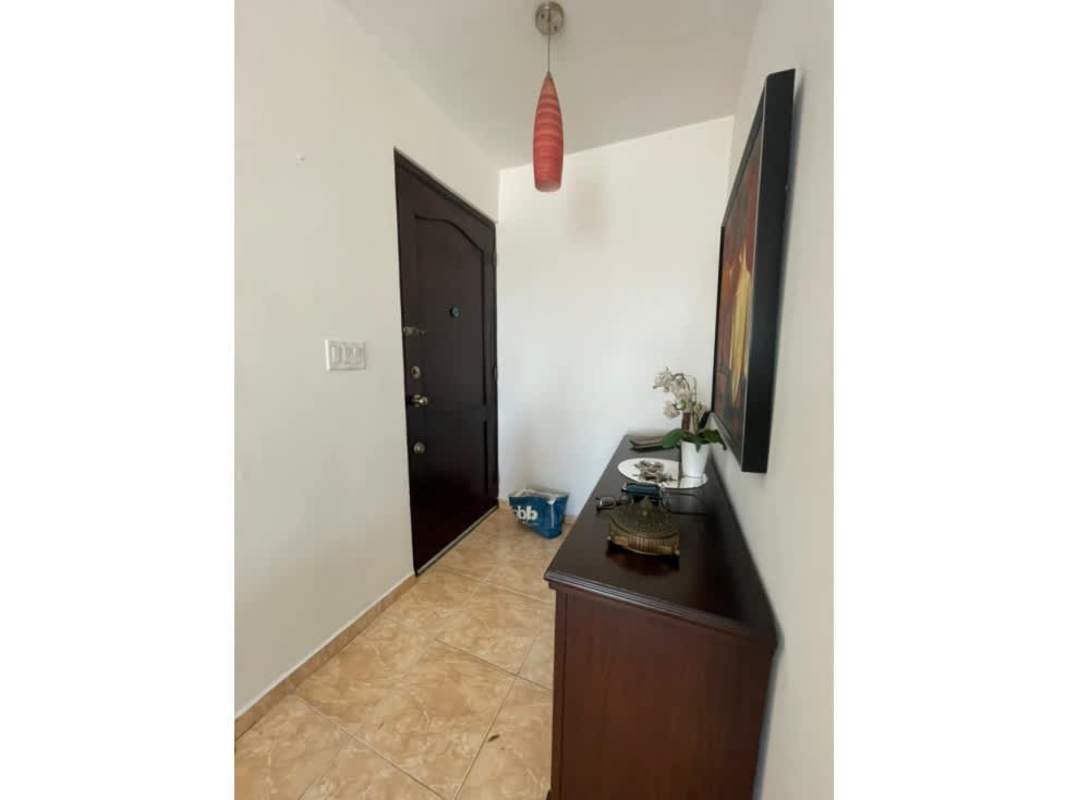 Master bedroom tile floors large window AC ceiling fan in PH Limassol San Francisco Panama