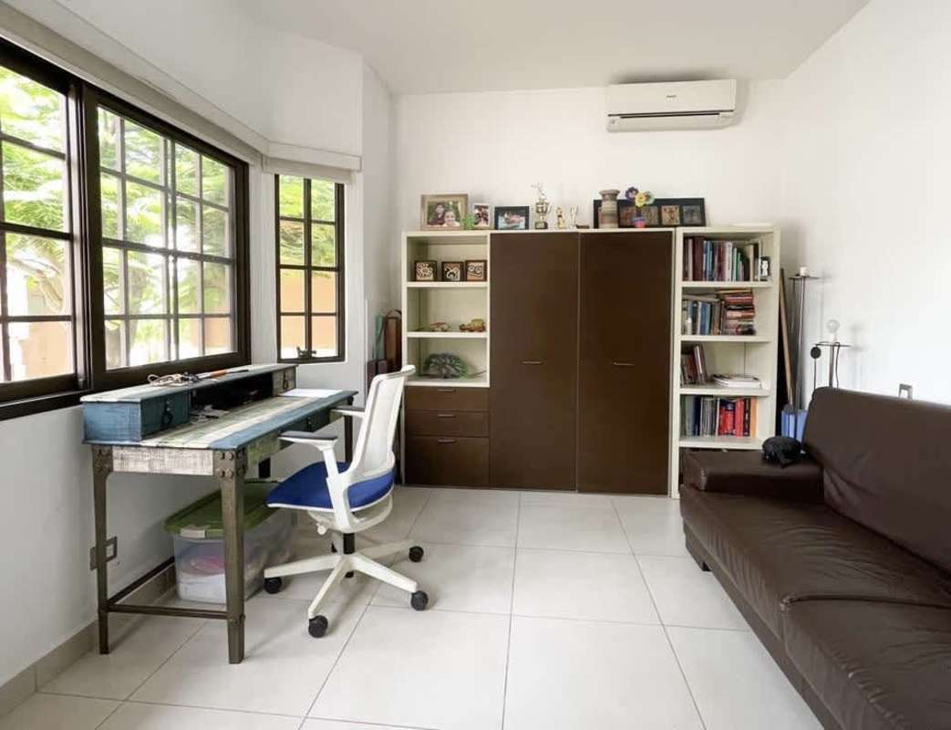 Modern kitchen granite counters stainless appliances luxury Costa Sur Residence Panama