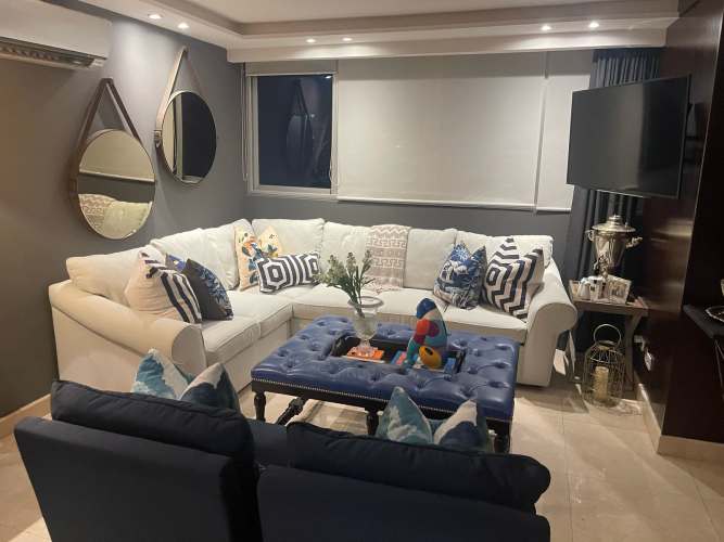 Elegant dining area with city views, luxury finishes penthouse PH Mitelide Marbella