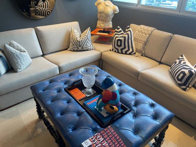 Gourmet remodeled kitchen granite counters stainless appliances PH Marbella Tower Panama