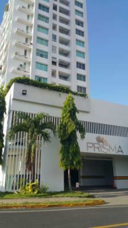 Modern lobby with sofa seating, decorative mirror, plants inside PH Prisma Parque Lefevre Panama City