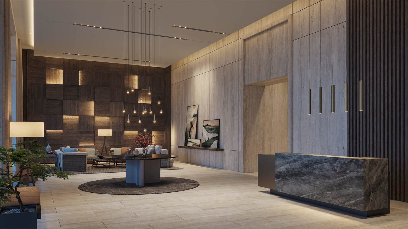 Modern kitchen with island, Italian cabinetry in PH Guayacán Santa María