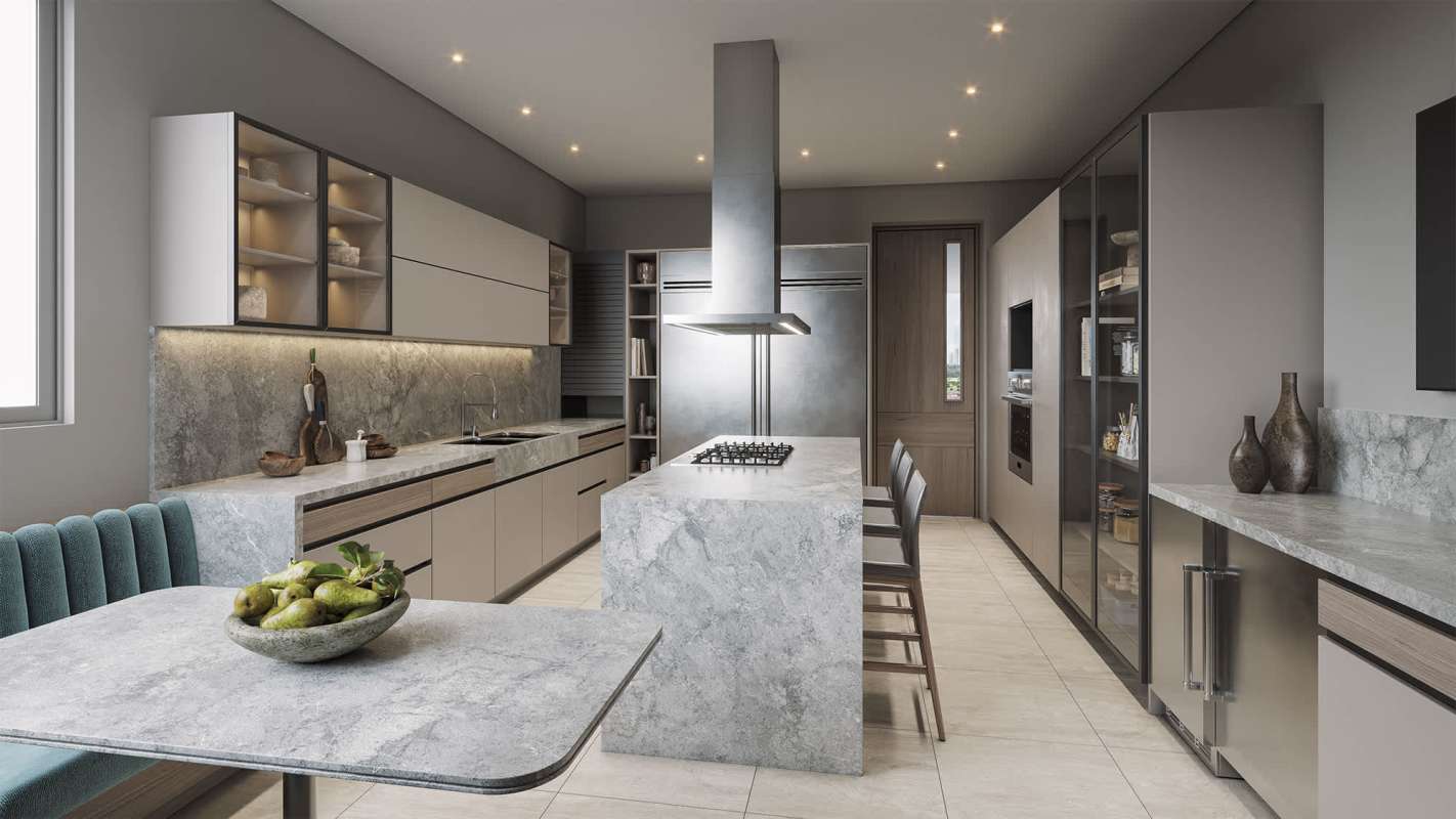 Rooftop infinity pool at PH Guayacán with Panama City skyline views